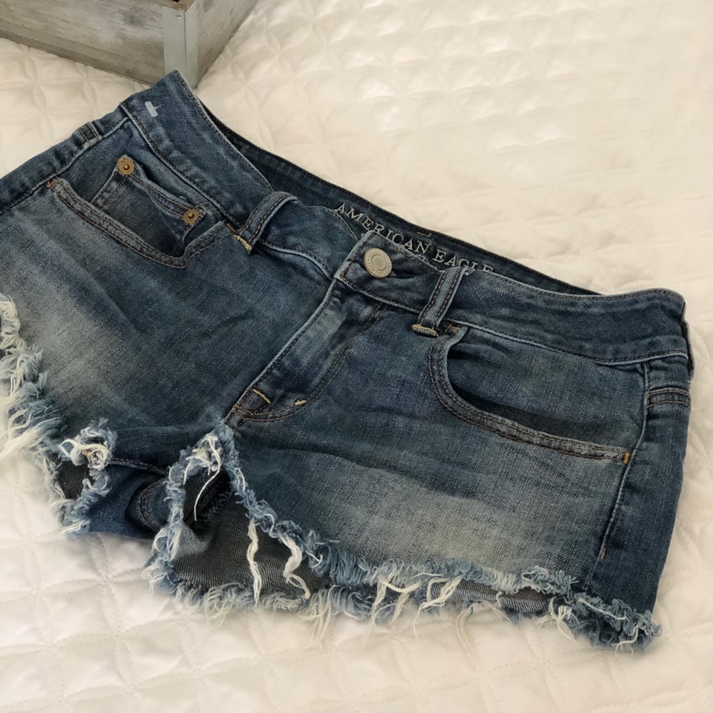 America Eagle denim shorts